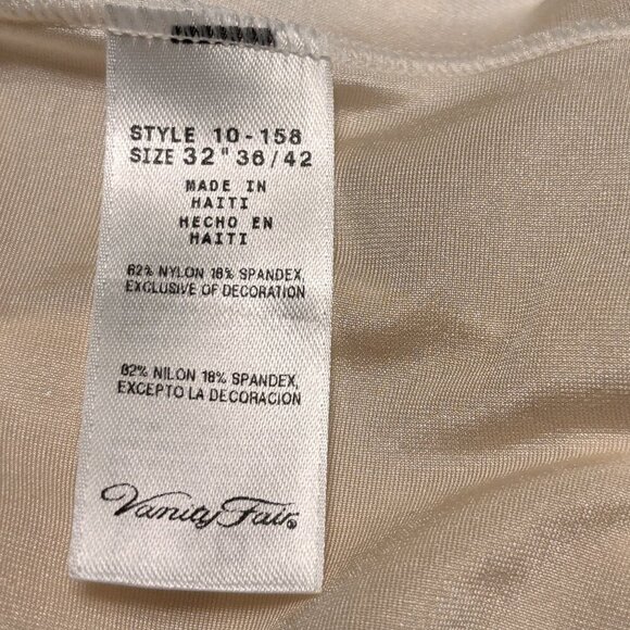 Vintage Vanity Fair Cream Silky Womens Maxi Slip Dress Size Small  Intimates - Picture 7 of 12